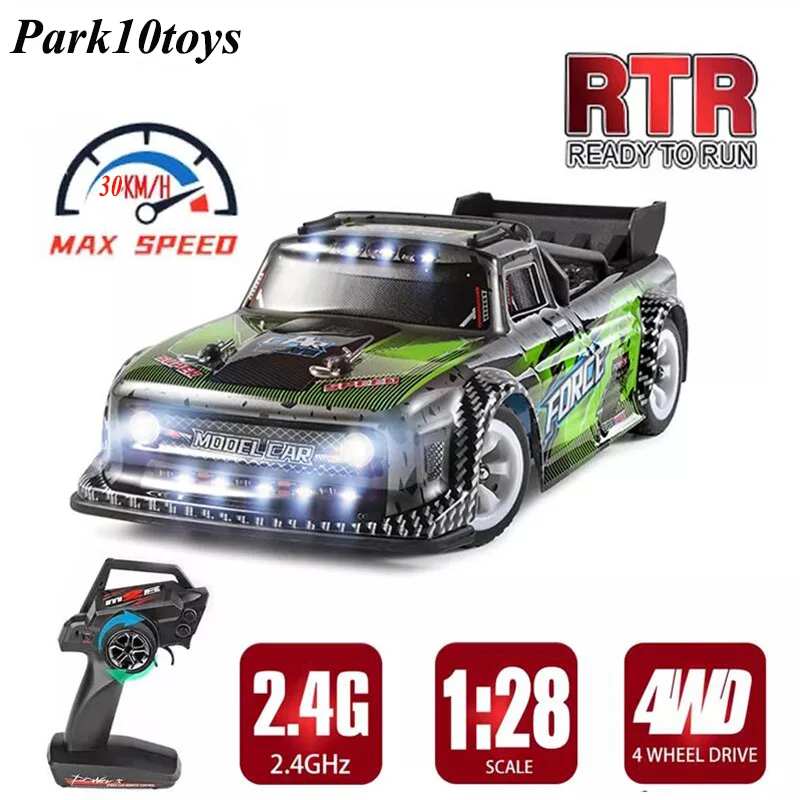 

Park10toy WLtoys K989 Модернизированный 284131 1/28 со светодиодной подсветкой 2,4G 4WD 30 км/ч мини электрический высокоскоростной внедорожный Дрифт RC автомобиль подарок