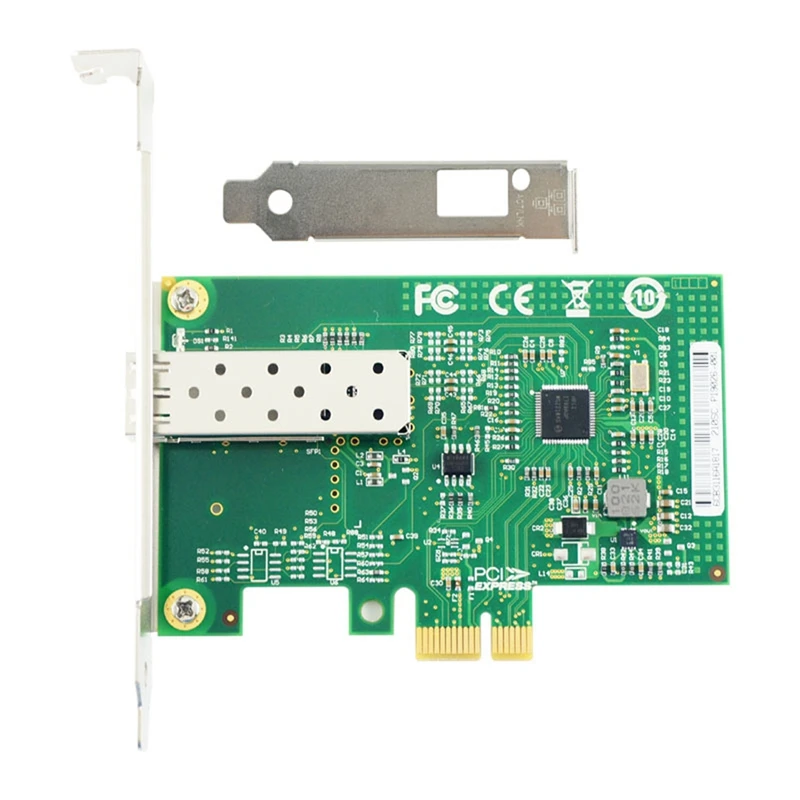 I210AS Chip PCIE X1 Gigabit Single-Port SFP Desktop Server Fiber Optic Network Card I210-F1/1SFP
I210AS Chip PCIE X1 Gigabit Single-Port SFP Desktop Server Fiber Optic Network Card I210-F1/1SFP