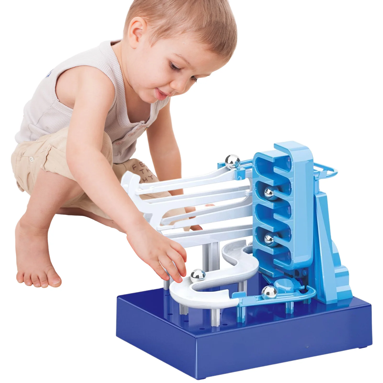 

Marble Race Track Game Marble Runs Toy Construction Building Blocks Innovative STEM Maze Toy Fabulous Birthday Gifts For Kids Bo