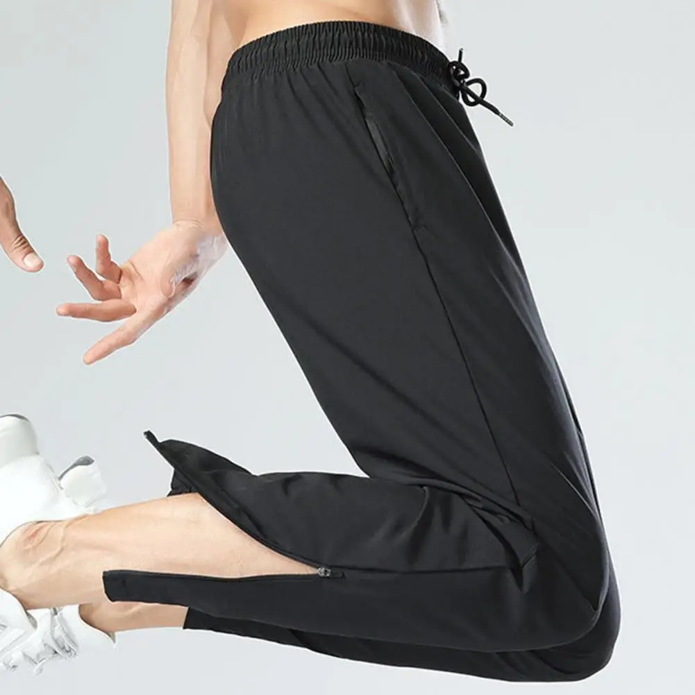 Jogging Trousers Breathable Men's Sports Pants Quick-dry Ice Silk Fabric with Elastic Waist Soft Stretchy for Jogging Gym
Jogging Trousers Breathable Men's Sports Pants Quick-dry Ice Silk Fabric with Elastic Waist Soft Stretchy for Jogging Gym