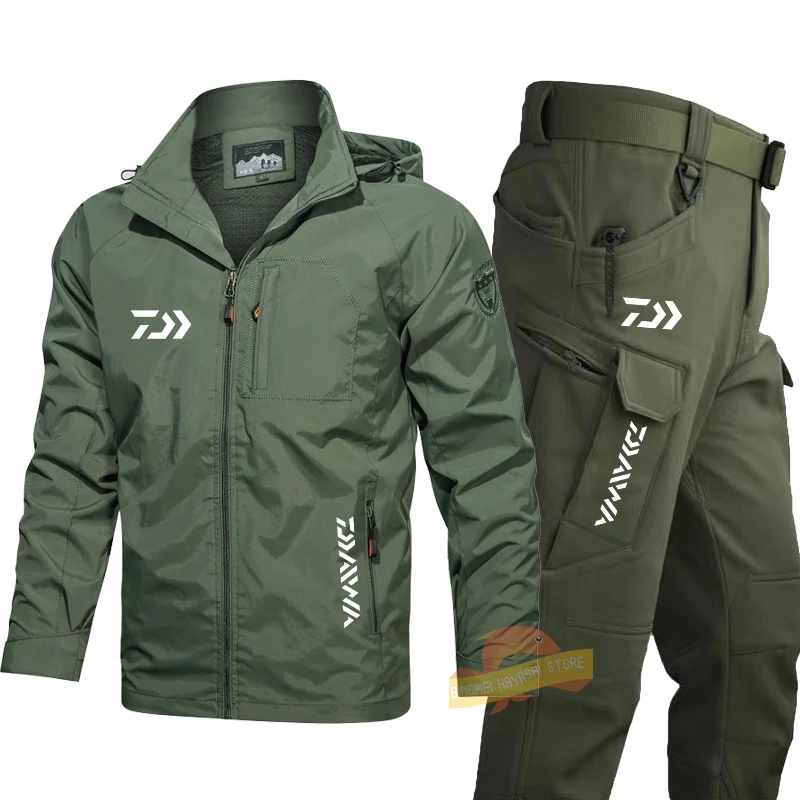 Daiwa Fishing Suit Men New Spring Autumn Thin Fishing Clothes Outdoor Sports Hood Hiking Fishing Jacket Waterproof Fishing Pants
Daiwa Fishing Suit Men New Spring Autumn Thin Fishing Clothes Outdoor Sports Hood Hiking Fishing Jacket Waterproof Fishing Pants