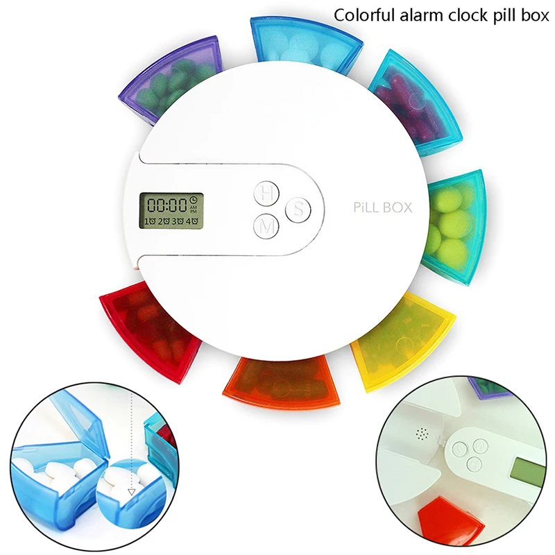 Electronic Timing Reminder Pill Box Pill Box Electronic Digital Medicine Storage Box Timing Reminder Pills Organiser Box Case
Electronic Timing Reminder Pill Box Pill Box Electronic Digital Medicine Storage Box Timing Reminder Pills Organiser Box Case