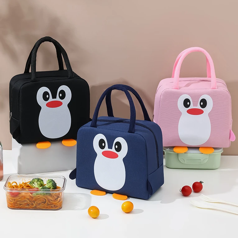 Cartoon Penguin Insulation Lunch Bag Cute Women Kids Thermal Food Bento Box Pouch Cooler Bag Storage Container for Travel Picnic
Cartoon Penguin Insulation Lunch Bag Cute Women Kids Thermal Food Bento Box Pouch Cooler Bag Storage Container for Travel Picnic
