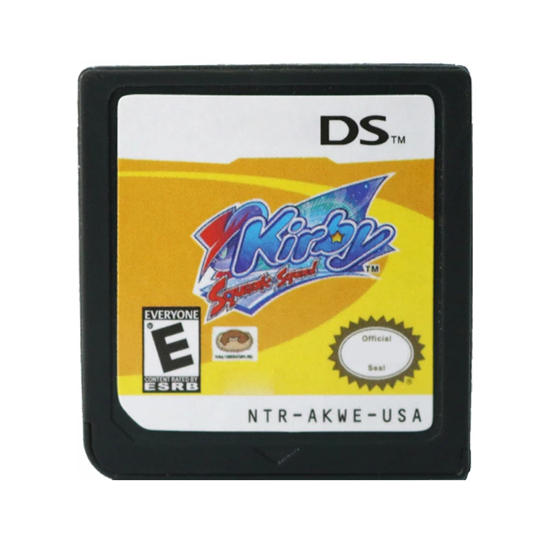 Kirby Series DS Game Squeak Squad Memory Card for DSI 2DS 3DS Video Game Console US Version English Language
Kirby Series DS Game Squeak Squad Memory Card for DSI 2DS 3DS Video Game Console US Version English Language