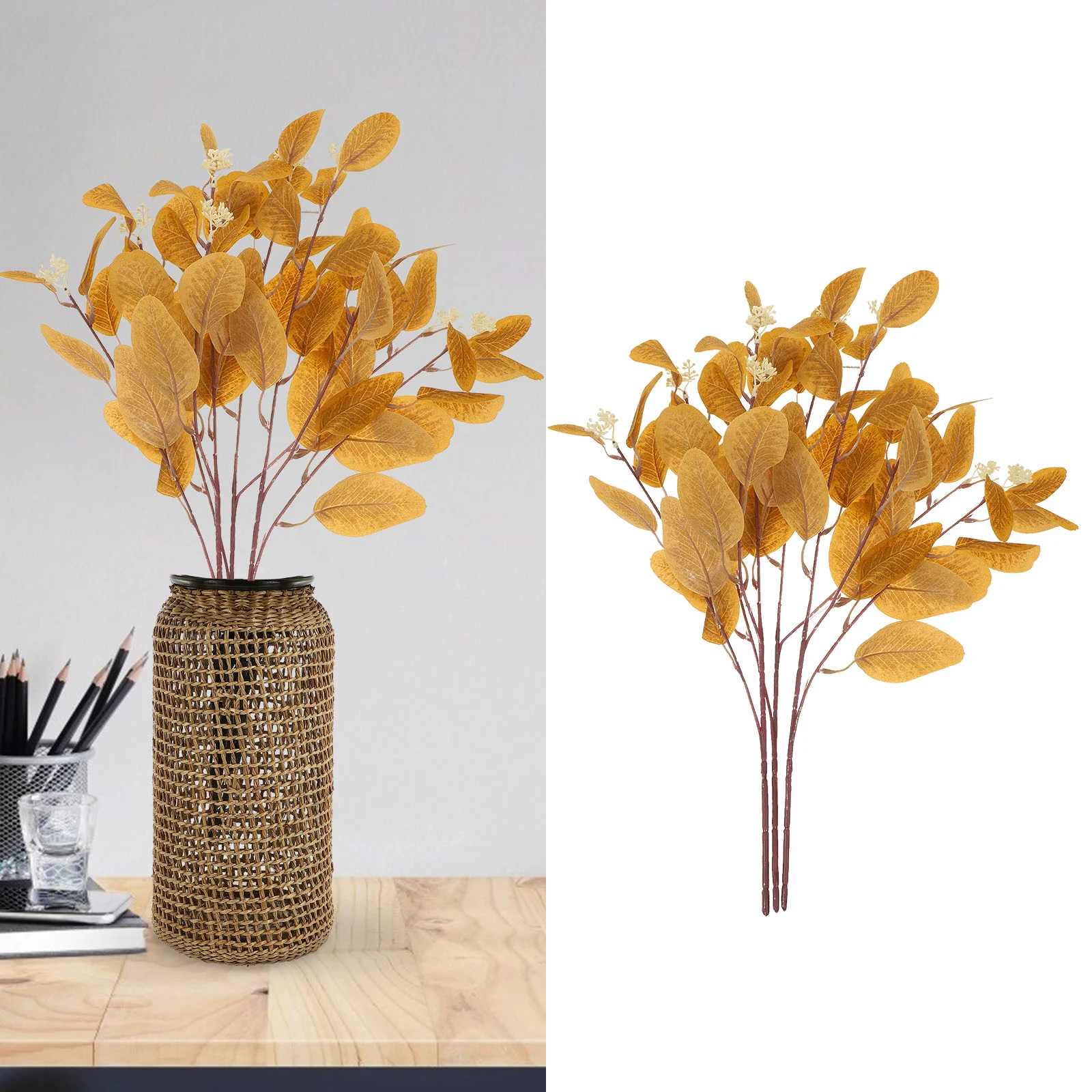 3 Pcs Simulated Eucalyptus Leaves Artificial Bouquet Decor Baby Photo Props Vivid Silk Flower Adornment Flowers for decoration
3 Pcs Simulated Eucalyptus Leaves Artificial Bouquet Decor Baby Photo Props Vivid Silk Flower Adornment Flowers for decoration