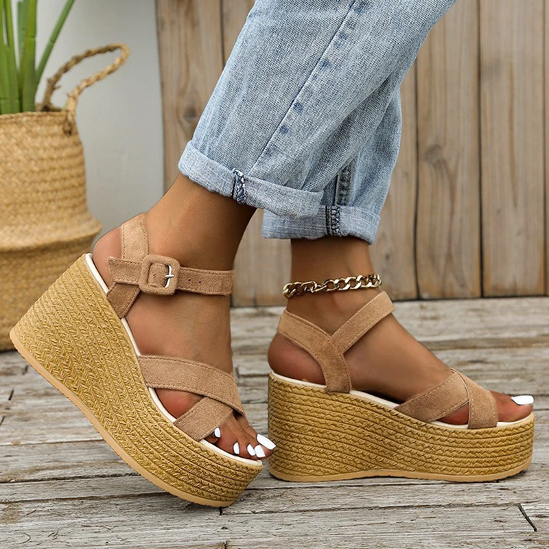 Women Platform Shoes Sandals Summer Shoes Peep Toe Women Shoe Lightweight Shoes For Women Platform Comfortable Walking Sandals
Women Platform Shoes Sandals Summer Shoes Peep Toe Women Shoe Lightweight Shoes For Women Platform Comfortable Walking Sandals