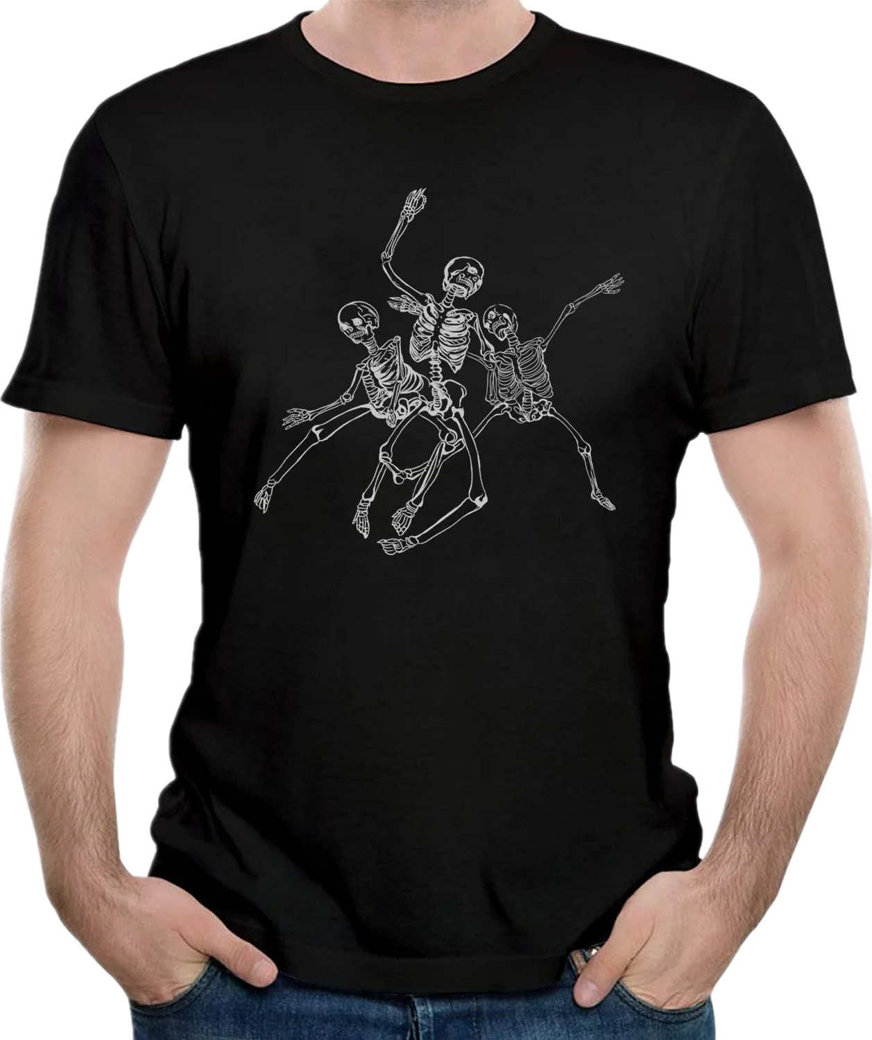MCQUEEN Unisex Tees Men's and Women's Skeleton Printed Round Neck Short Sleeve All-match T-shirt
MCQUEEN Unisex Tees Men's and Women's Skeleton Printed Round Neck Short Sleeve All-match T-shirt