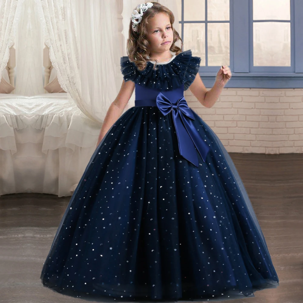 Fluffy Lace White Bow Girl Dress Christmas Costume Sequins Bridemide Gown Wedding Party Princess Dress for Girls First Communion
Fluffy Lace White Bow Girl Dress Christmas Costume Sequins Bridemide Gown Wedding Party Princess Dress for Girls First Communion