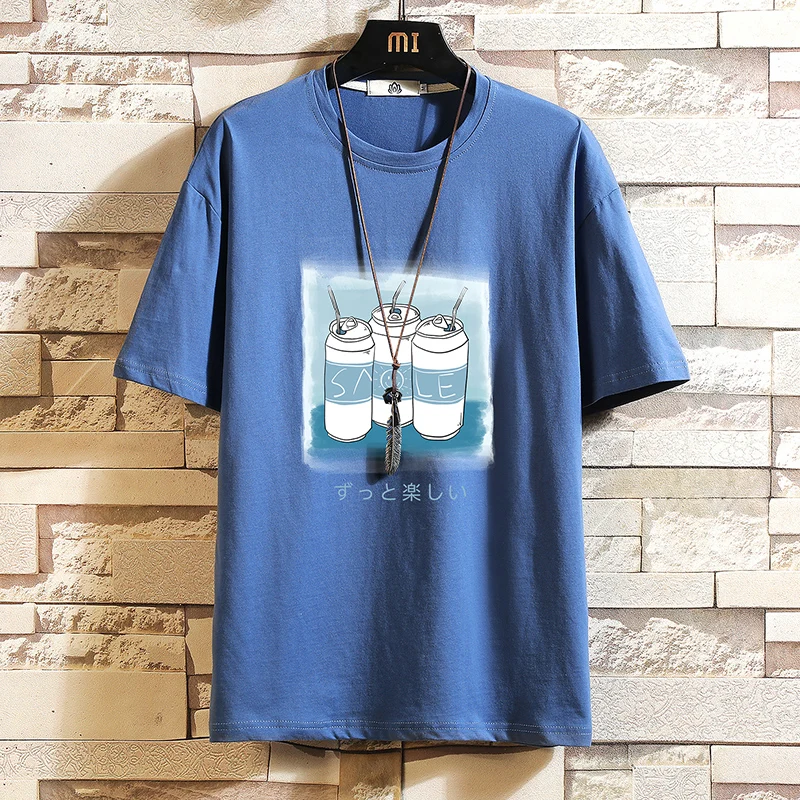 Summer New Fashion Simple Design Men's T-Shirt Casual Plus Size Cotton Short Sleeve Pullover Men's O Neck Oversized Hip Hop Top
Summer New Fashion Simple Design Men's T-Shirt Casual Plus Size Cotton Short Sleeve Pullover Men's O Neck Oversized Hip Hop Top