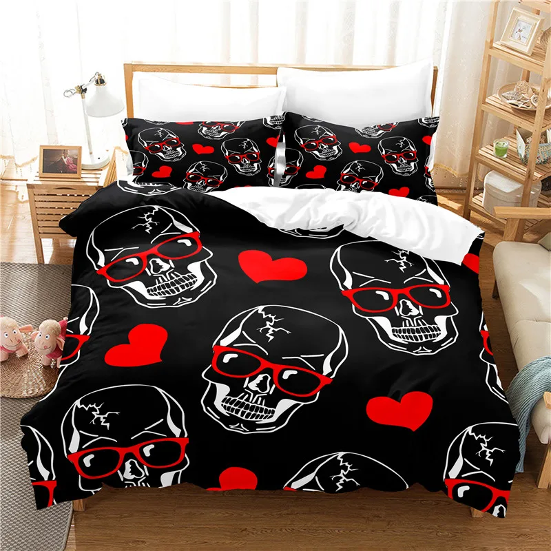 Sugar Skull King Duvet Cover Horror Theme Gothic Skull Bedding Set Microfiber Skeleton Floral Comforter Cover For Teens Adults
Sugar Skull King Duvet Cover Horror Theme Gothic Skull Bedding Set Microfiber Skeleton Floral Comforter Cover For Teens Adults