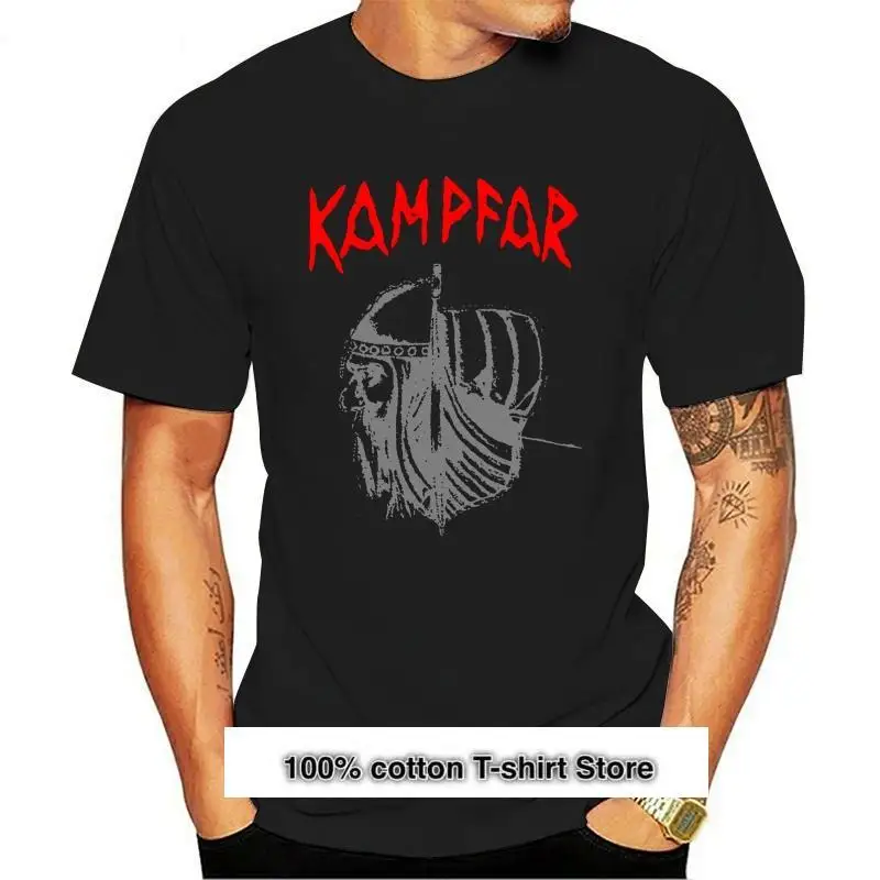 Camiseta divertida para hombre, nueva camiseta de manga corta para mujer, camiseta Kampfar Nórdica 
Camiseta divertida para hombre, nueva camiseta de manga corta para mujer, camiseta Kampfar Nórdica