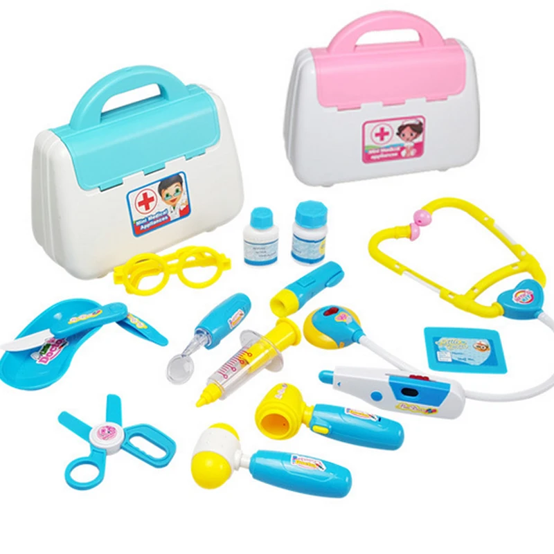 New 15pcs/Set Doctor Box Kids Pretend Play Toys Set For Children Kids Medicine Box Role Play Educational Baby Classic Toys
New 15pcs/Set Doctor Box Kids Pretend Play Toys Set For Children Kids Medicine Box Role Play Educational Baby Classic Toys
