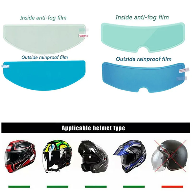 Universal Clear Motorcycle Helmet Anti-fog Film and Rainproof Film Durable Nano Coating Sticker Film Helmet Accessories
Universal Clear Motorcycle Helmet Anti-fog Film and Rainproof Film Durable Nano Coating Sticker Film Helmet Accessories