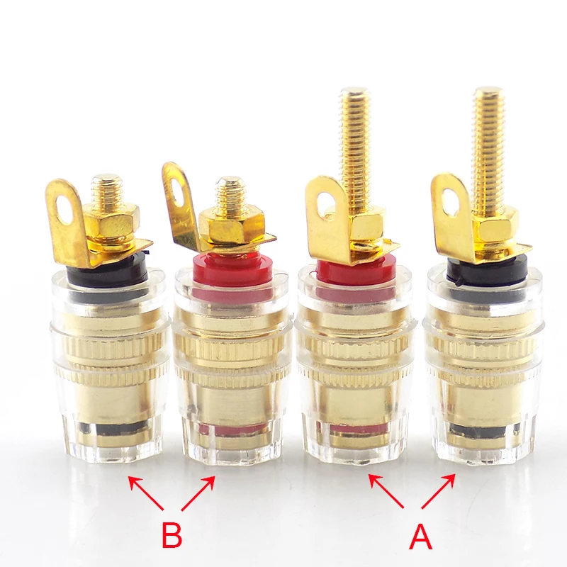Binding Post Banana Socket Connector 4mm Banana Plug Thread Medium Amplifier Speaker Terminals Audio Connector L19
Binding Post Banana Socket Connector 4mm Banana Plug Thread Medium Amplifier Speaker Terminals Audio Connector L19