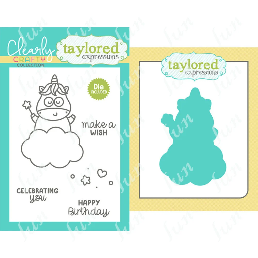 Unicorn Clear Stamps and Metal Cutting Dies Sets for Diy Craft Making Greeting Card Scrapbooking Material Decoration Molds
Unicorn Clear Stamps and Metal Cutting Dies Sets for Diy Craft Making Greeting Card Scrapbooking Material Decoration Molds