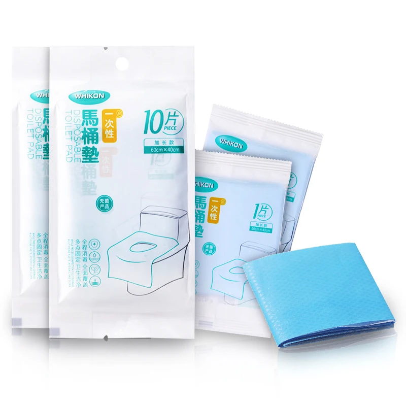 10Pcs Disposable Toilet Seat Cover Mat Portable 100% Waterproof Safety Toilet Seat Pad For Travel/Camping Bathroom Accessiories
10Pcs Disposable Toilet Seat Cover Mat Portable 100% Waterproof Safety Toilet Seat Pad For Travel/Camping Bathroom Accessiories