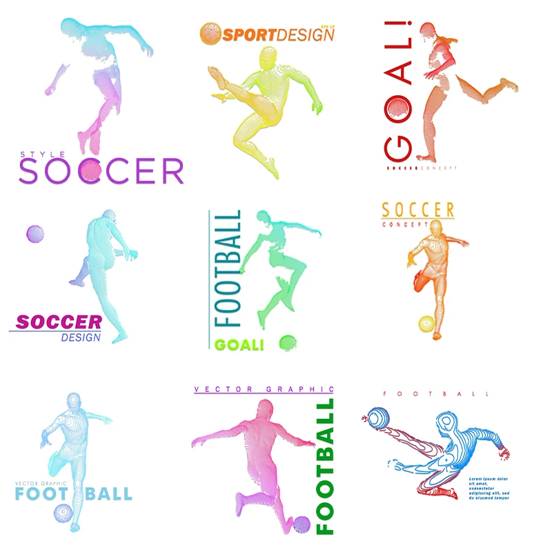 Cartoon Footballers Iron Transfer Sticker Heat Transfers for Clothing Anime Patches Football Fans DiyChildren logo patch sticker
Cartoon Footballers Iron Transfer Sticker Heat Transfers for Clothing Anime Patches Football Fans DiyChildren logo patch sticker