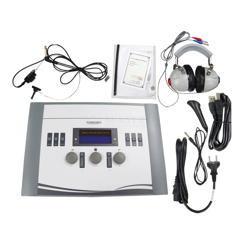 SUNNYMED SY-G055-1 Top Selling Professional Acumeter Sonometer Diagnostic Audiometer Price For Hearing Test
SUNNYMED SY-G055-1 Top Selling Professional Acumeter Sonometer Diagnostic Audiometer Price For Hearing Test
