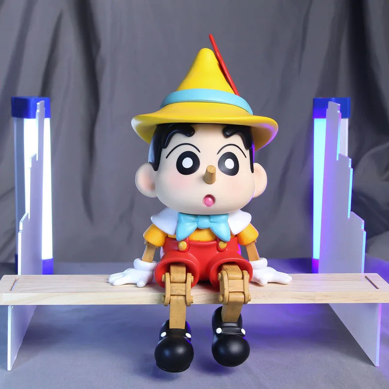 Аниме Crayon Shin-chan COS Пиноккио кукла, украшающая ПВХ фигурка, Коллекционная модель игрушки 18 см
Аниме Crayon Shin-chan COS Пиноккио кукла, украшающая ПВХ фигурка, Коллекционная модель игрушки 18 см