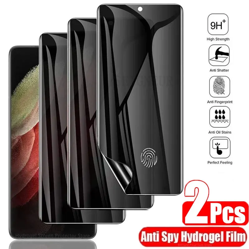 2Pcs Anti-Spy Hydrogel Film for Samsung S23 S22 S21Ultra S9 S10Plus Privacy Screen Protectors for Samsung Note 9 10 20 Non Glass
2Pcs Anti-Spy Hydrogel Film for Samsung S23 S22 S21Ultra S9 S10Plus Privacy Screen Protectors for Samsung Note 9 10 20 Non Glass