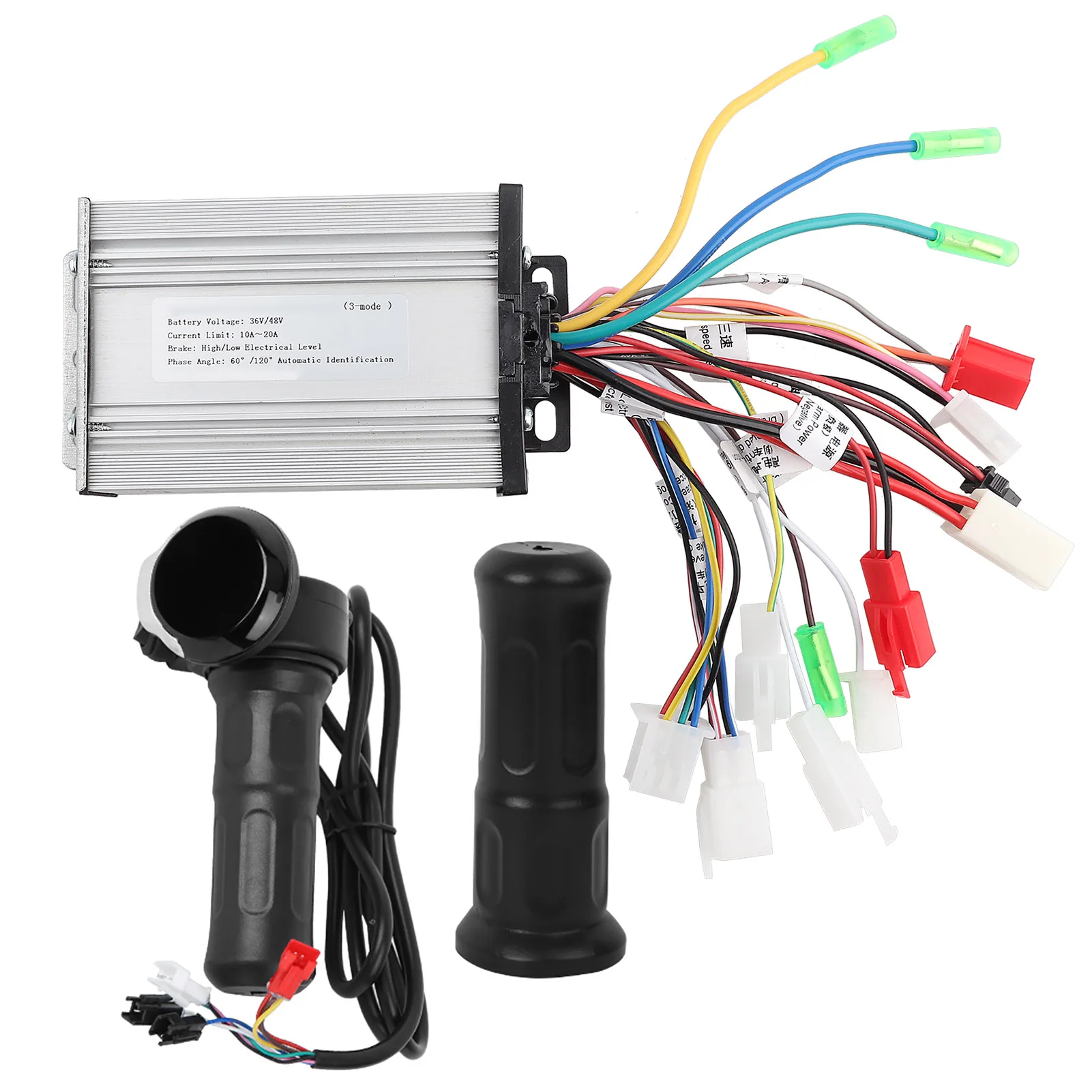 LCD Display Throttle Grip with 6 Tube 3-Mode Sinusoid 36V-48V Electric Bike Controller for E-Bike Electric Scooter e
LCD Display Throttle Grip with 6 Tube 3-Mode Sinusoid 36V-48V Electric Bike Controller for E-Bike Electric Scooter e