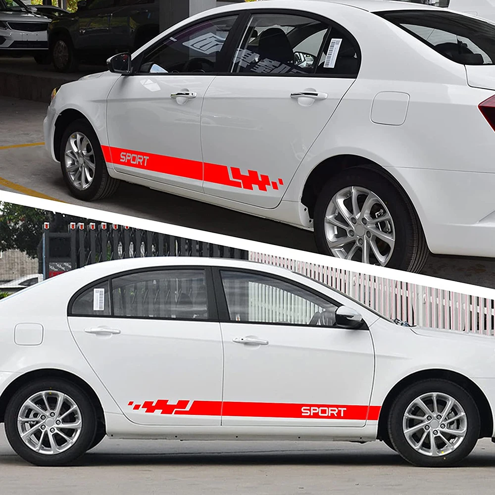 2pcs Universal Racing Body Door Side Stripes Car Sticker Decal for All Car SUV Truck Offroad Vehicle
2pcs Universal Racing Body Door Side Stripes Car Sticker Decal for All Car SUV Truck Offroad Vehicle