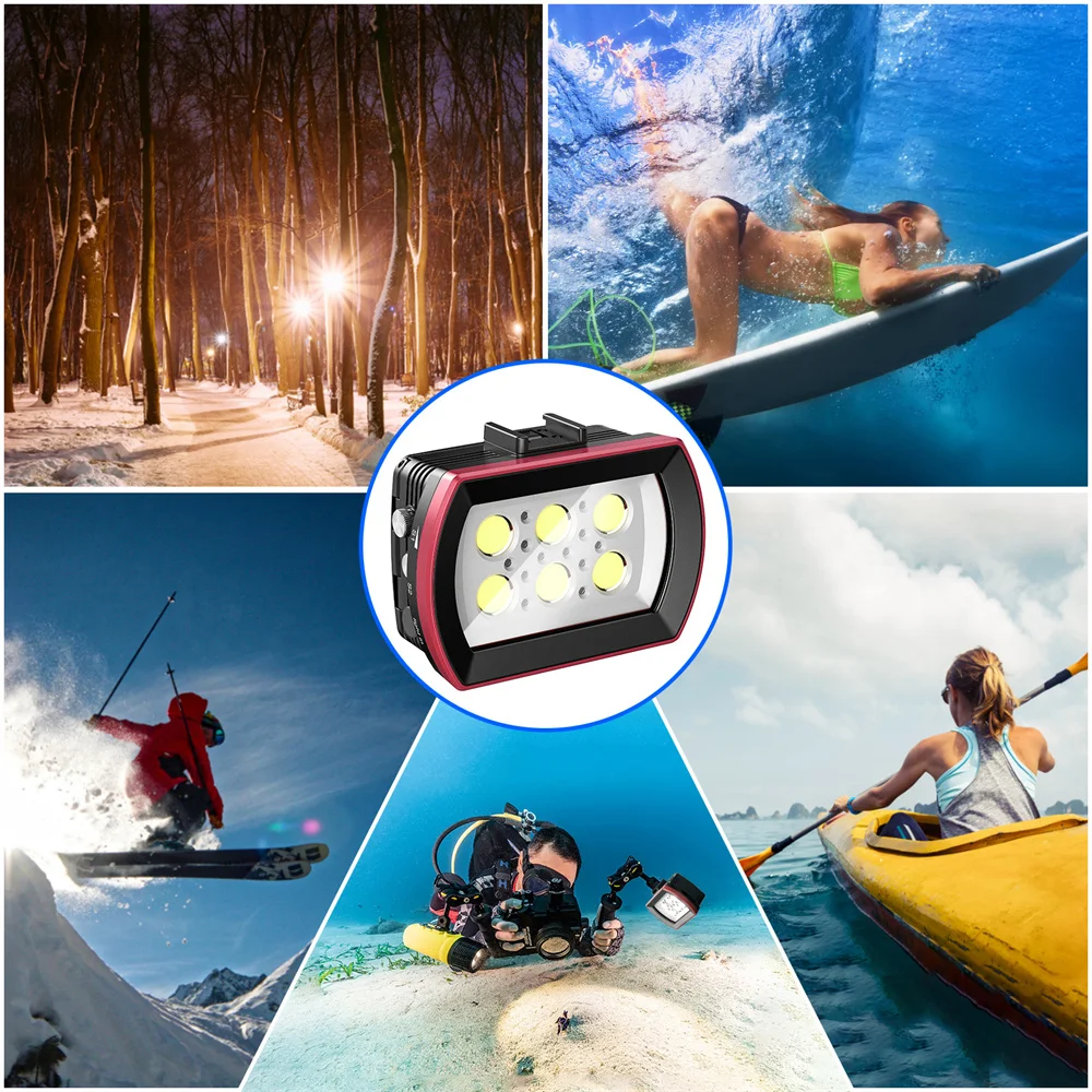 6000LM Super Bright LED Diving Flashlight Photography Video Camera Scuba Light Waterproof Underwater Diving Torch Tactical Lamp
6000LM Super Bright LED Diving Flashlight Photography Video Camera Scuba Light Waterproof Underwater Diving Torch Tactical Lamp