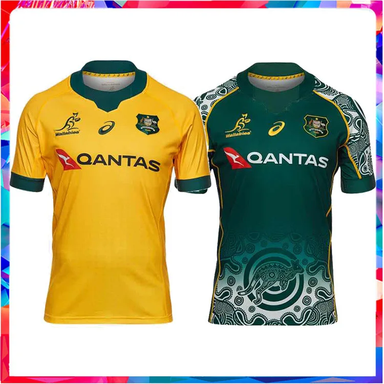 2020-21 Australia Home and Away Rugby Sevens JerseyAustralian Rugby Jersey 
2020-21 Australia Home and Away Rugby Sevens JerseyAustralian Rugby Jersey