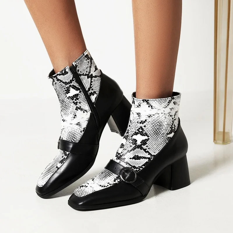 2022 Women Ankle Boots Female Zip Autumn Winter PU Leather Square Toe Woman Chelsea Boots High Heels Booties
2022 Women Ankle Boots Female Zip Autumn Winter PU Leather Square Toe Woman Chelsea Boots High Heels Booties