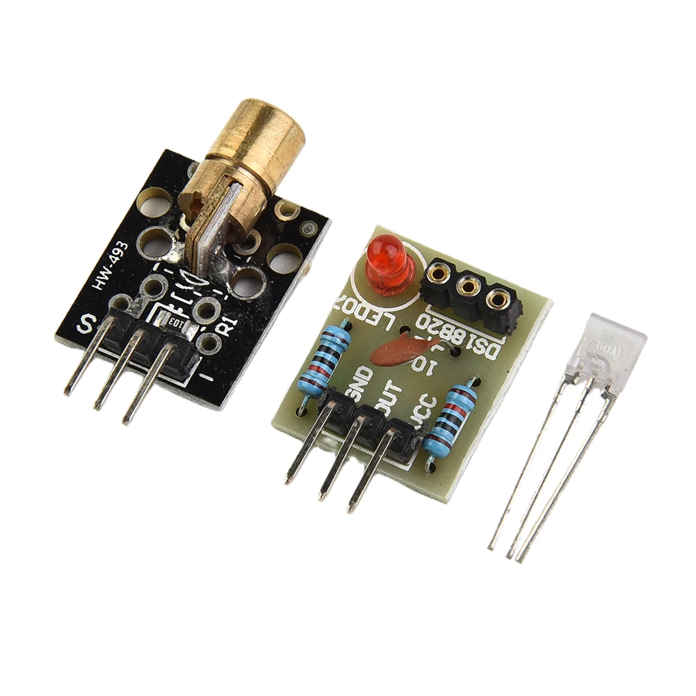10 Pcs Laser Receiver Sensor Module+KY-008 5V Red Laser Sensor Transmitter Module Dot Diode For Arduino AVR Tool Accessories
10 Pcs Laser Receiver Sensor Module+KY-008 5V Red Laser Sensor Transmitter Module Dot Diode For Arduino AVR Tool Accessories