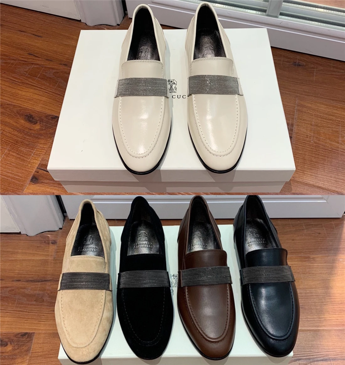 2022 Luxury brand flat shoes women's oxford shoes Suede beaded chain buckle loafers shoes women British retro shoes for Women 41
2022 Luxury brand flat shoes women's oxford shoes Suede beaded chain buckle loafers shoes women British retro shoes for Women 41