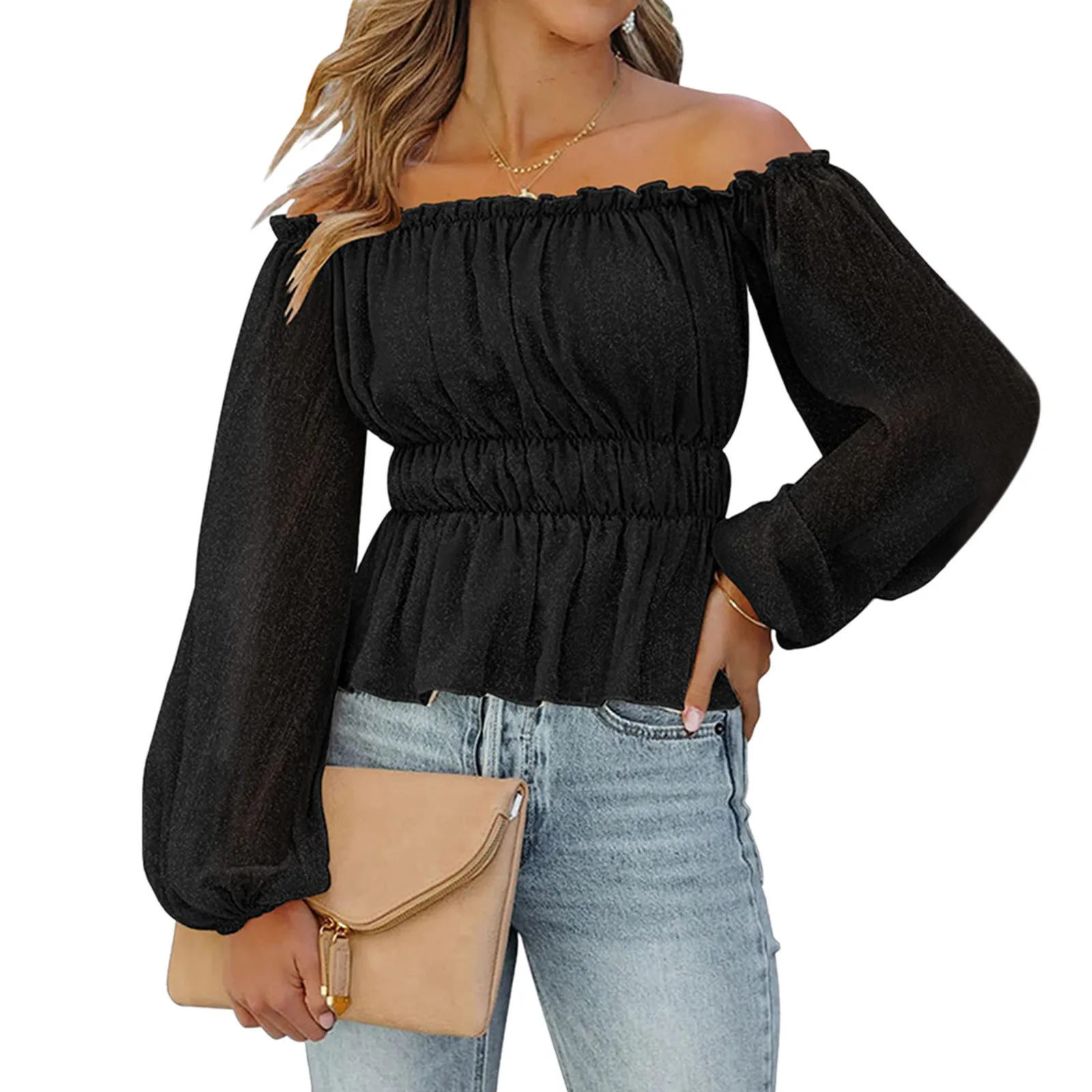 Womens Chiffon Casual Shirts Flat Neck Balloon Sleeve Shirts Basic Lightweight Casual T Shirts for Women Heat Gear Womens
Womens Chiffon Casual Shirts Flat Neck Balloon Sleeve Shirts Basic Lightweight Casual T Shirts for Women Heat Gear Womens
