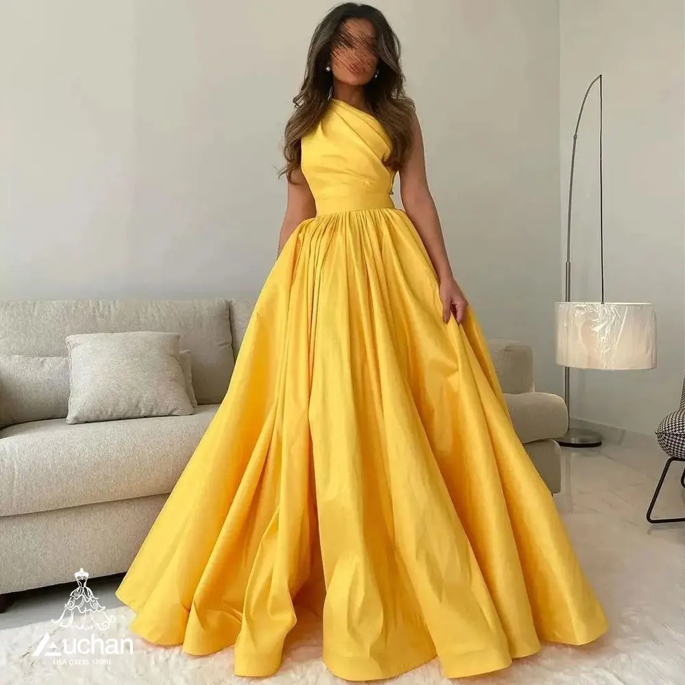 Auchan One Shoulder Prom Dress Evening Dress Sleeveless Floor Length Elegant Wedding Party Formal Gowns For Women Arabic
Auchan One Shoulder Prom Dress Evening Dress Sleeveless Floor Length Elegant Wedding Party Formal Gowns For Women Arabic