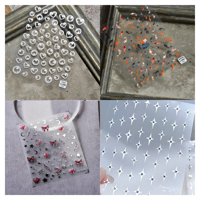 1pcs Multi Design 5D Embossed Nail Stickers Round Heart Bubble Sea Series 3D Engraved Nail Stickers Valentine's Day Decorations
1pcs Multi Design 5D Embossed Nail Stickers Round Heart Bubble Sea Series 3D Engraved Nail Stickers Valentine's Day Decorations