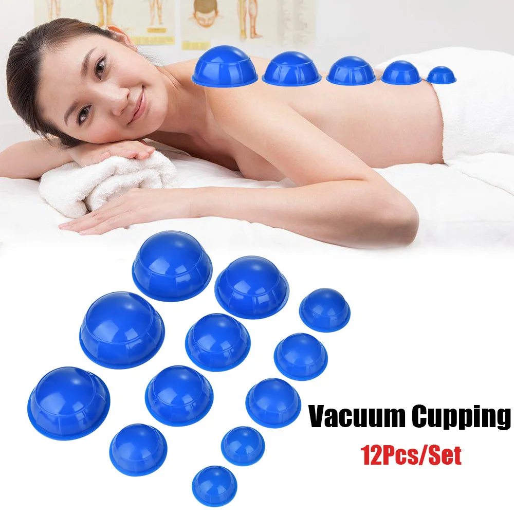12Pcs Medical Vacuum Cans Silicone Suction Vacuum Cupping Chinese Gua Sha Therapy Suction Cup Anti Cellulite Slim Body Massager
12Pcs Medical Vacuum Cans Silicone Suction Vacuum Cupping Chinese Gua Sha Therapy Suction Cup Anti Cellulite Slim Body Massager