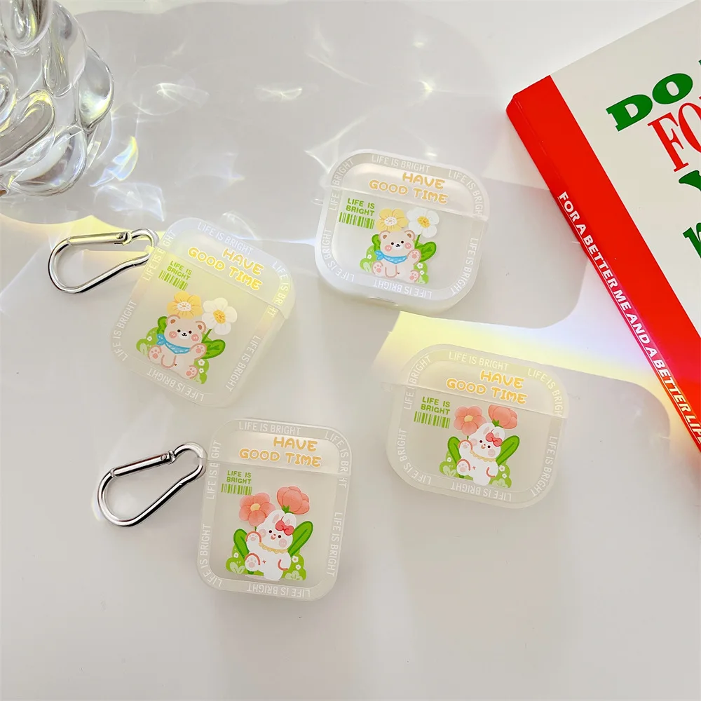 Fresh Cartoon Cute Rabbit Bear Case for Apple AirPods 1 2 3 Pro Cases Cover IPhone Bluetooth Earbuds Earphone Air Pod Pods Case
Fresh Cartoon Cute Rabbit Bear Case for Apple AirPods 1 2 3 Pro Cases Cover IPhone Bluetooth Earbuds Earphone Air Pod Pods Case