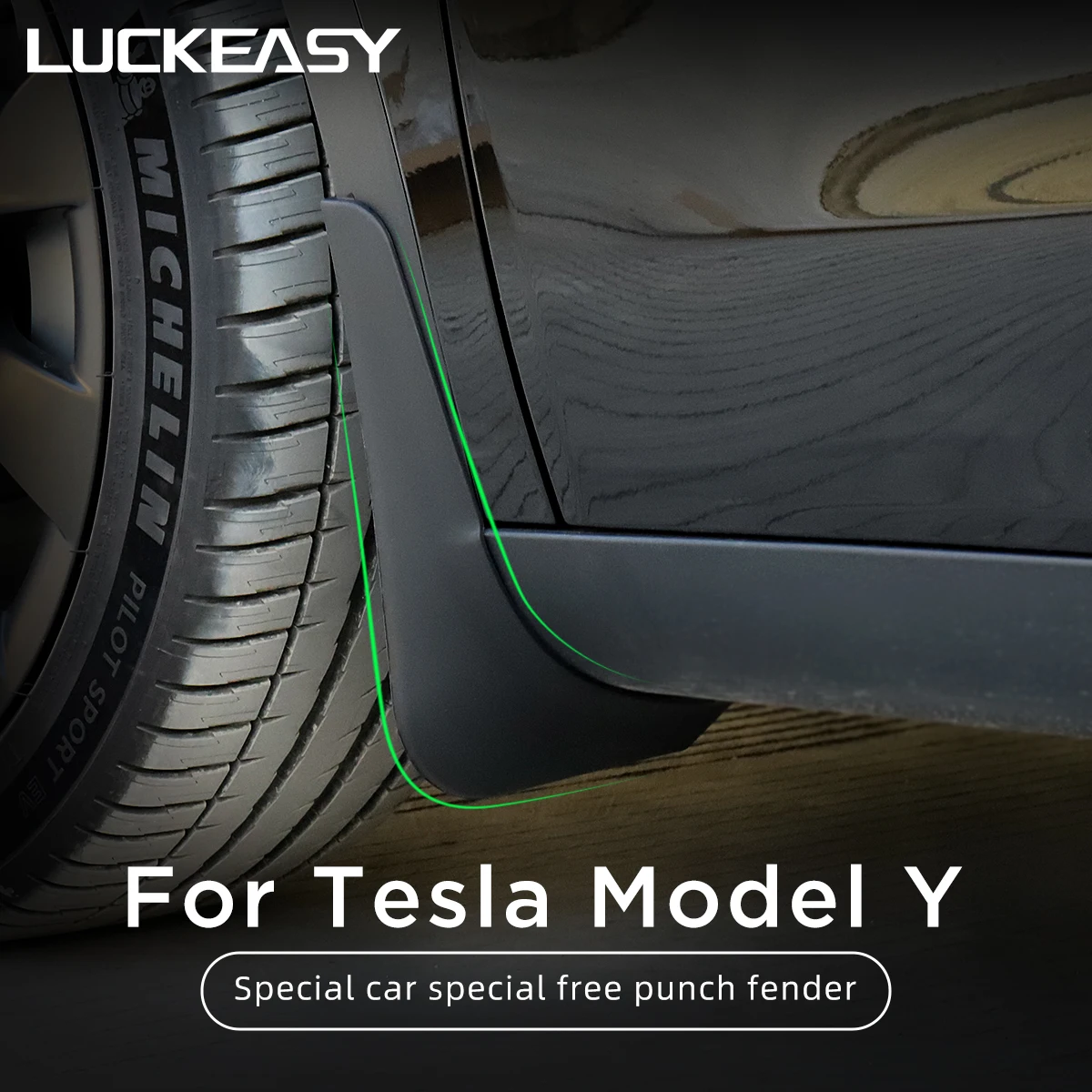 LUCKEASY Car Mud Flaps For Tesla Model 3 Y 2023 Auto Accessories Painted Mudguard Front Rear Wheel Guards Mud Protective Fender
LUCKEASY Car Mud Flaps For Tesla Model 3 Y 2023 Auto Accessories Painted Mudguard Front Rear Wheel Guards Mud Protective Fender