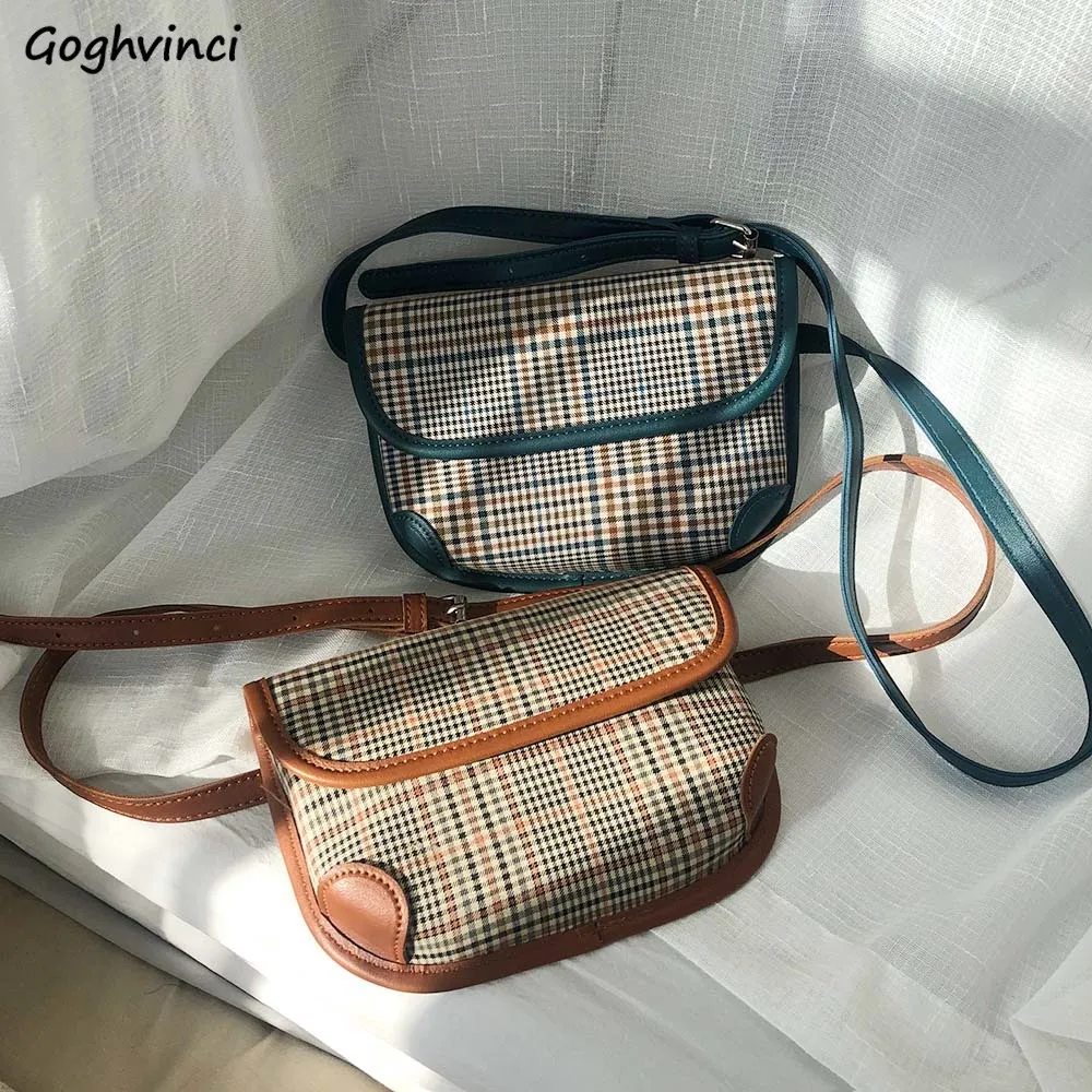 Crossbody Bags Women Plaid Vintage Shoulder Saddle Bag Mori-girl Elegant Contrast Colors Fashion Ladies Handbags All-match Chic
Crossbody Bags Women Plaid Vintage Shoulder Saddle Bag Mori-girl Elegant Contrast Colors Fashion Ladies Handbags All-match Chic