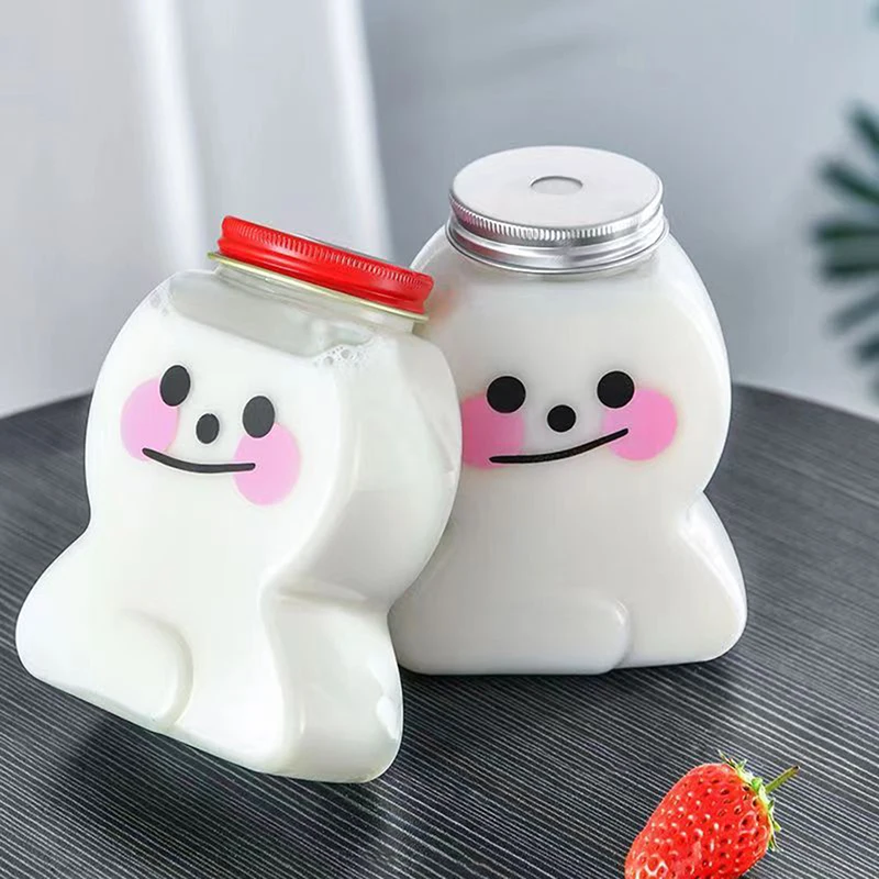 1Pc 400ml Milk Tea Juice Drink Bottle Gingerbread Snowman Transparent Thickened Plastic Bottle Cute Creative Water Cup
1Pc 400ml Milk Tea Juice Drink Bottle Gingerbread Snowman Transparent Thickened Plastic Bottle Cute Creative Water Cup