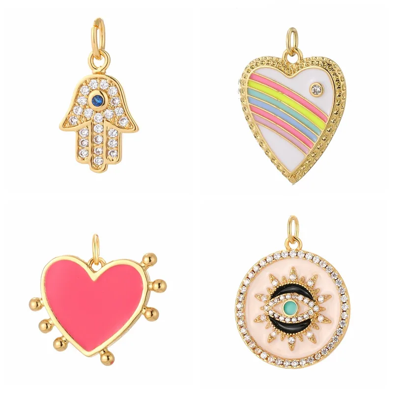 Heart Charms Eye of Horus Pendant Diy Pendant Necklace Charms for Jewelry Making Gold Accessories Copper Cute Couples Gift
Heart Charms Eye of Horus Pendant Diy Pendant Necklace Charms for Jewelry Making Gold Accessories Copper Cute Couples Gift