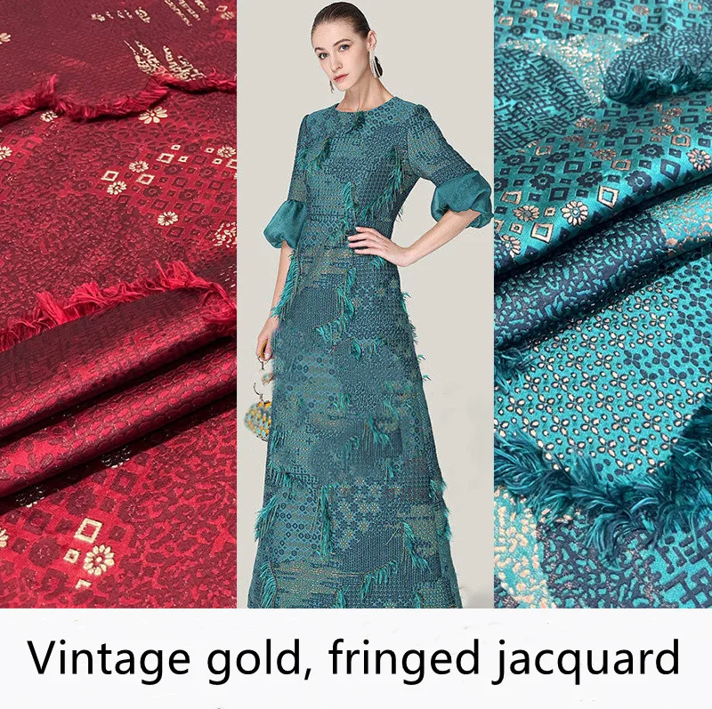 Винтажное жаккардовое платье с бахромой, Блейзер, модная парчовая дизайнерская ткань с Африканским принтом, ткань двора для шитья одежды с ...
Винтажное жаккардовое платье с бахромой, Блейзер, модная парчовая дизайнерская ткань с Африканским принтом, ткань двора для шитья одежды с ...