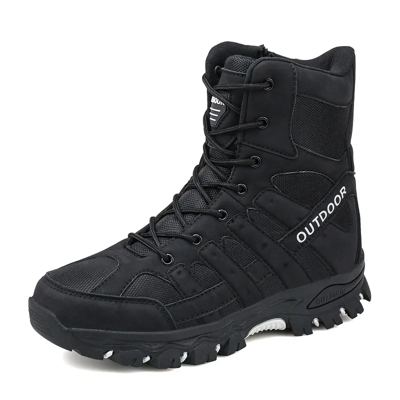 Brand Men's Military Boots Non-slip Men Ankle Boots Winter Waterproof Men's Boots Men Motorcycle Boots Outdoor Desert Boots
Brand Men's Military Boots Non-slip Men Ankle Boots Winter Waterproof Men's Boots Men Motorcycle Boots Outdoor Desert Boots