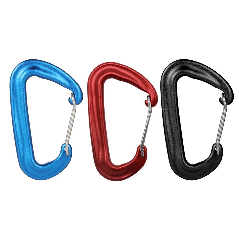 Professional Climbing Carabiner D Shape Outdoor Mountaineering Buckle Hook Safety Lock Outdoor Climbing Equipment
Professional Climbing Carabiner D Shape Outdoor Mountaineering Buckle Hook Safety Lock Outdoor Climbing Equipment