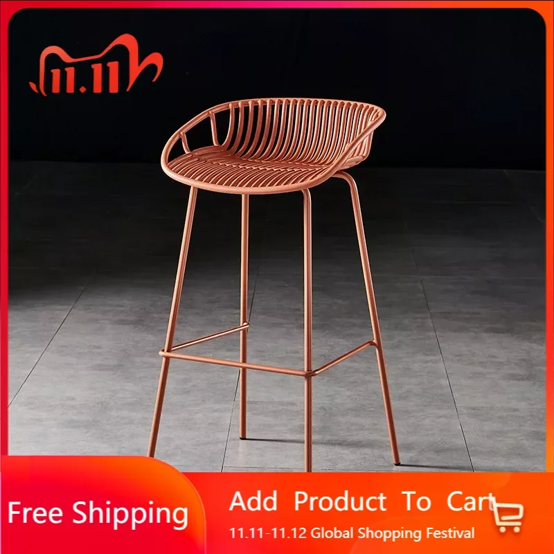 7 Colors Nordic Wrought Iron Cafe Chair Minimalist Modern High Bar Chair Cafe Light Luxury Creative Outdoor Furniture WRXYH
7 Colors Nordic Wrought Iron Cafe Chair Minimalist Modern High Bar Chair Cafe Light Luxury Creative Outdoor Furniture WRXYH