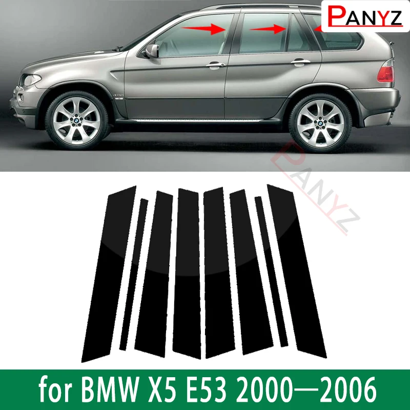 8Pcs Car Door Window Decoration Trim Pillar Posts Cover Kits Styling Stickers for BMW X5 E53 2000 2001 2002 2003 2004 2005 2006
8Pcs Car Door Window Decoration Trim Pillar Posts Cover Kits Styling Stickers for BMW X5 E53 2000 2001 2002 2003 2004 2005 2006