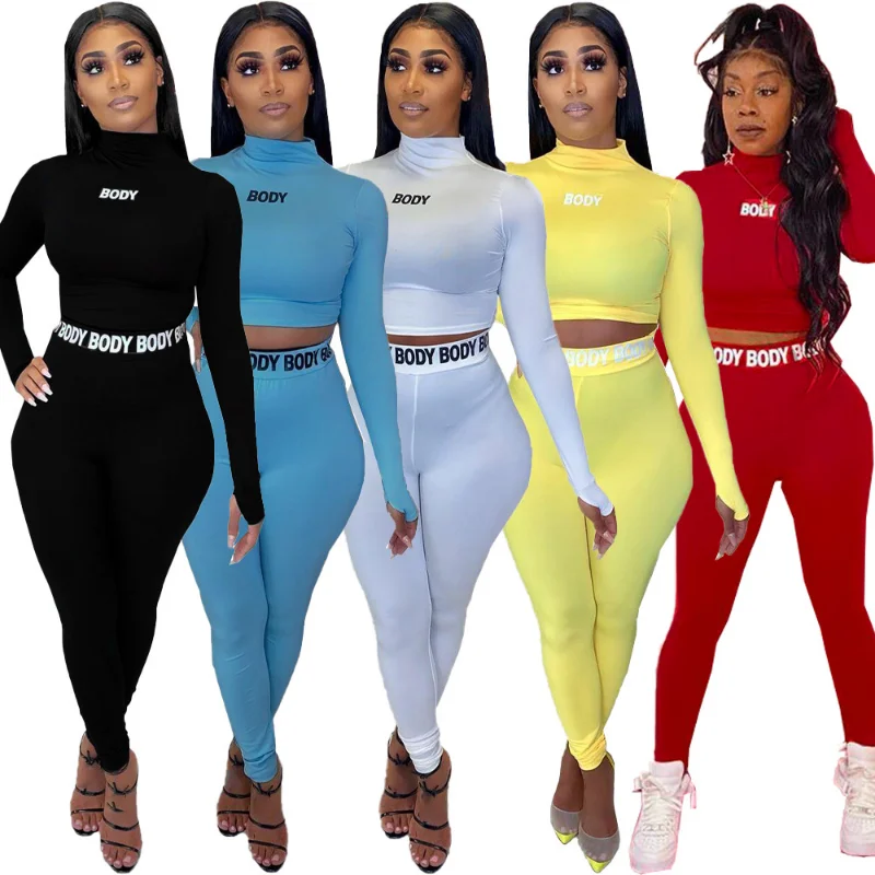 Letter Fitness Two Piece Set Tracksuit Women High Waist Stretchy Sportswear Crop Tops and Leggings Matching Sets Jogging Suit
Letter Fitness Two Piece Set Tracksuit Women High Waist Stretchy Sportswear Crop Tops and Leggings Matching Sets Jogging Suit
