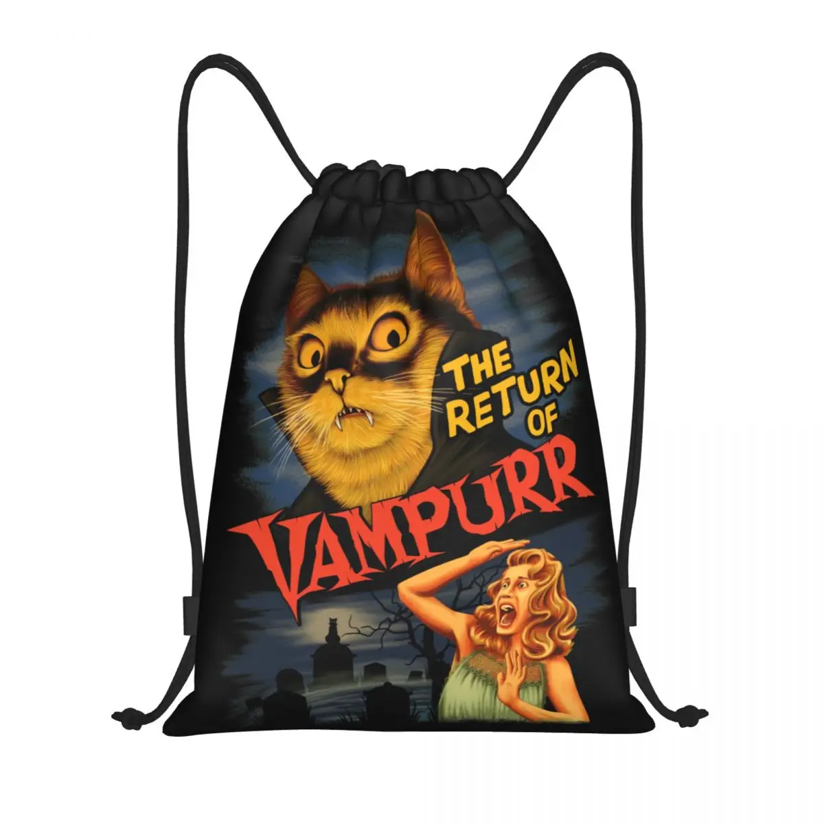 The Return Of Vampurr Cat Drawstring Backpack Women Men Sport Gym Sackpack Foldable Shopping Bag Sack
The Return Of Vampurr Cat Drawstring Backpack Women Men Sport Gym Sackpack Foldable Shopping Bag Sack