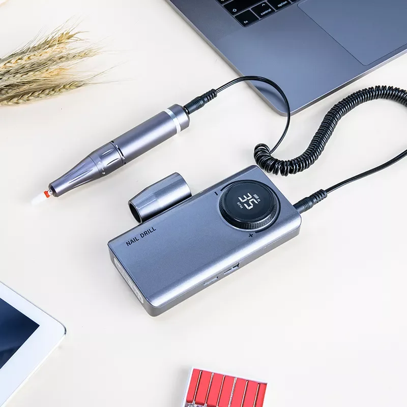 NEW IN Nail Drill Machine 35000 RPM Rechargeable Manicure Nail Drill Pen Apparatus for Manicure Nail Gel Polisher
NEW IN Nail Drill Machine 35000 RPM Rechargeable Manicure Nail Drill Pen Apparatus for Manicure Nail Gel Polisher