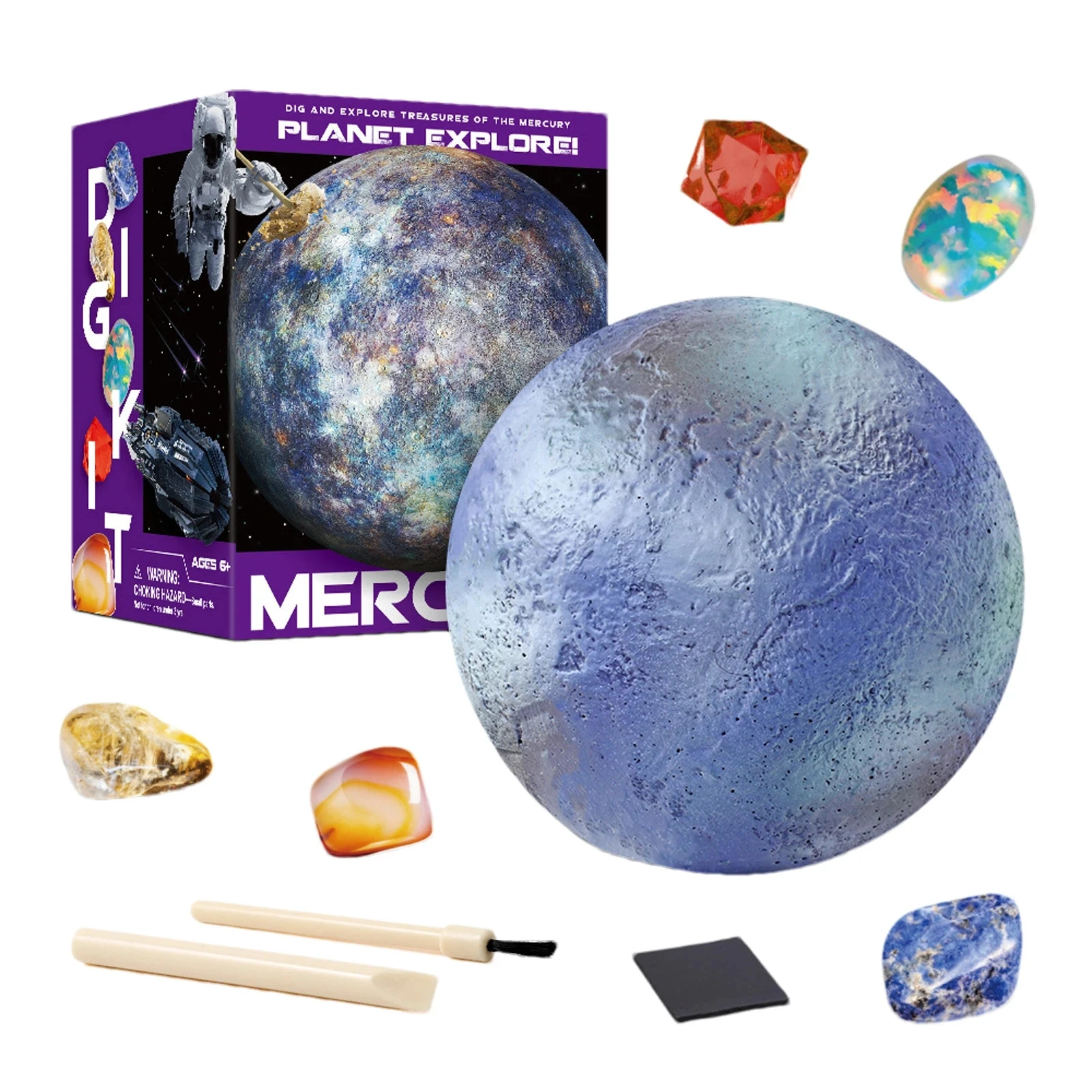 Children's Scientific Archaeological Toys Solar System Eight Planet Explore Toys Gemstone Crystal Mining Dig Kit Toys Collection
Children's Scientific Archaeological Toys Solar System Eight Planet Explore Toys Gemstone Crystal Mining Dig Kit Toys Collection