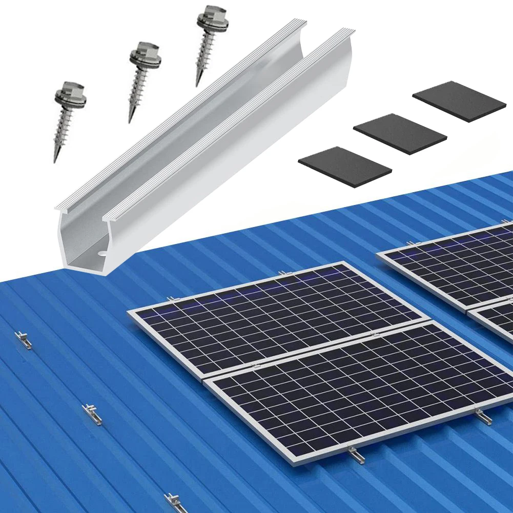 1/2/4PCS Silver Aluminum Alloy Solar Panel Bracket Fastening Balcony Power Plant Photovoltaic Trapezoidal Rail Accessories
1/2/4PCS Silver Aluminum Alloy Solar Panel Bracket Fastening Balcony Power Plant Photovoltaic Trapezoidal Rail Accessories